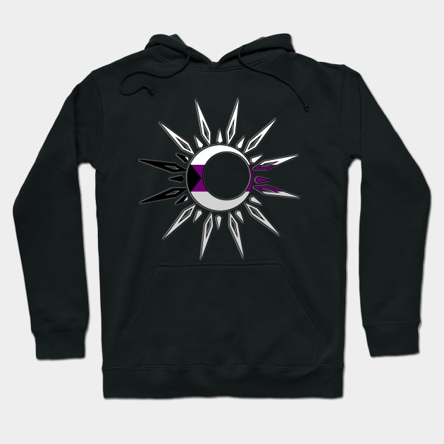 Demisexual Celestial Spiritual Demi Pride Sun Moon Boho Yoga Hoodie by AmbersDesignsCo